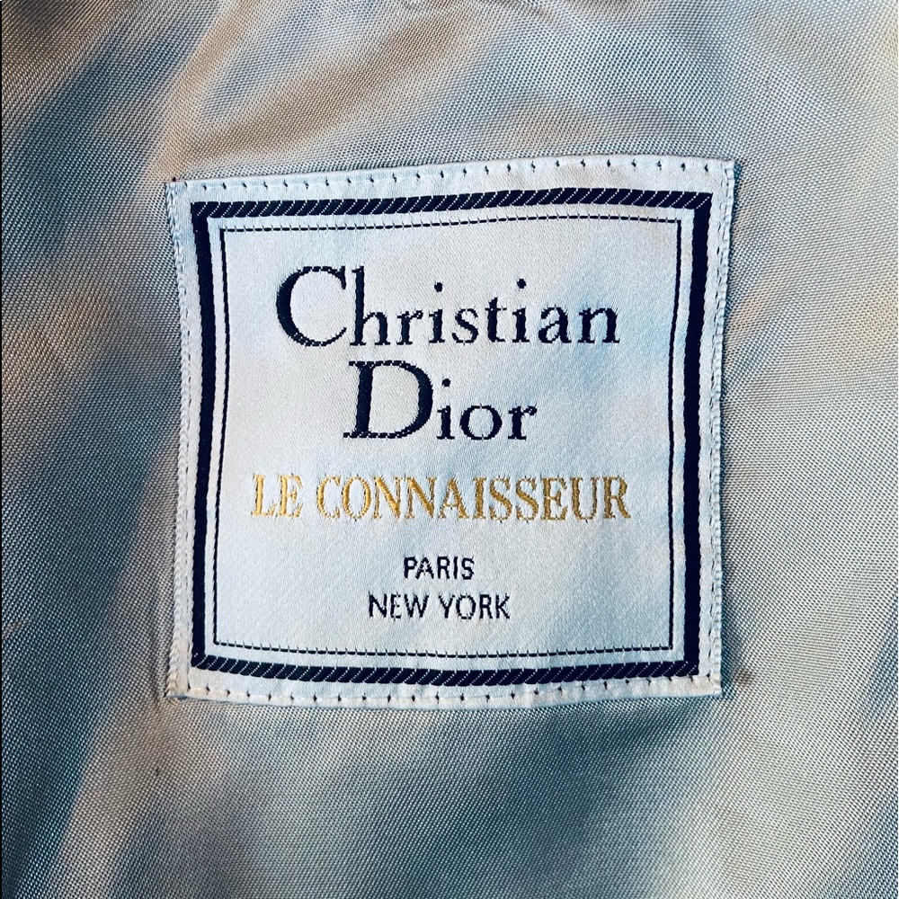 Christian Dior Le Connaisseur Trench Coat w/ Removable Wool Lining Size 42XL - Picture 2 of 11
